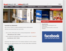 Tablet Screenshot of akkunelio.fi